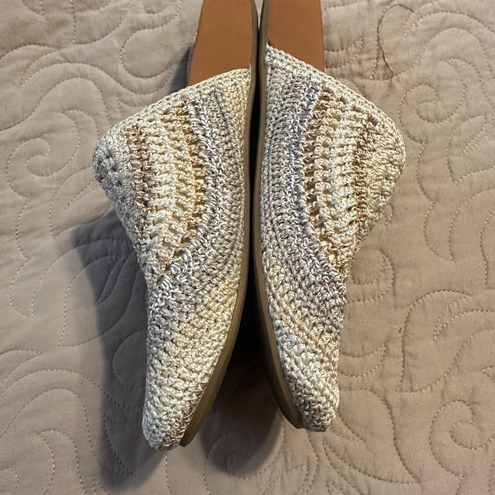 New without tags. Bolinas Clog - Cream Woven Slip-On by Sak - Picture 6 of 7